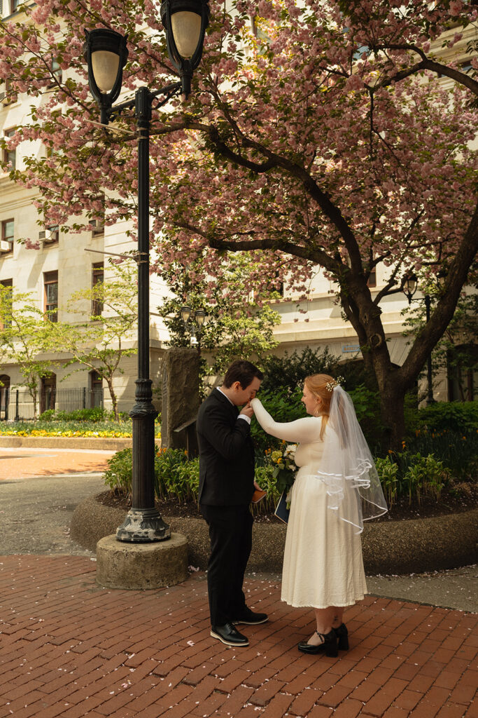 city hall elopement